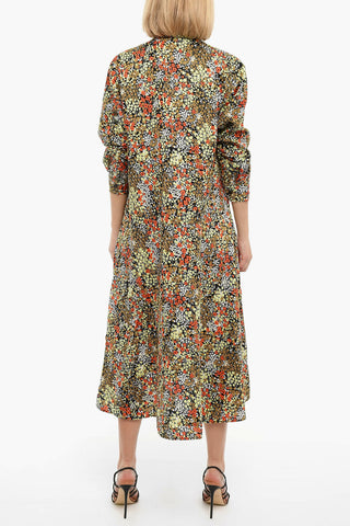 Floral print Long Sleeved ASTA Maxi Dress