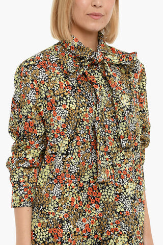 Floral print Long Sleeved ASTA Maxi Dress