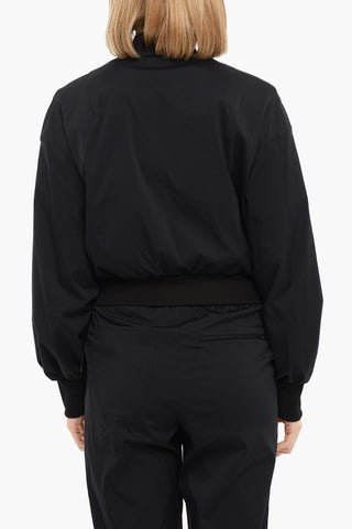 Logo Print Bomber Windbreaker