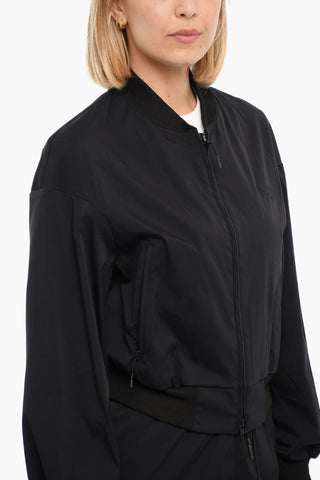 Logo Print Bomber Windbreaker