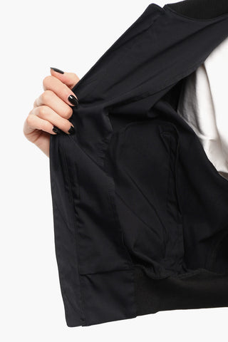 Logo Print Bomber Windbreaker
