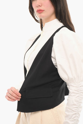 Gilet WOOLY Con Tasche Ad Aletta