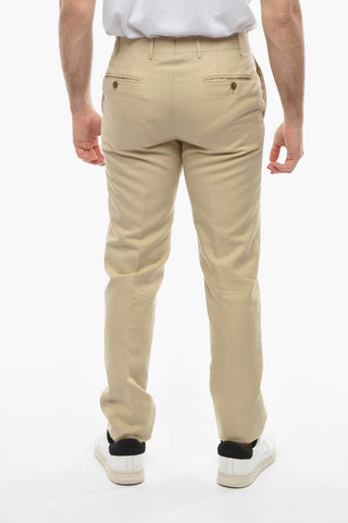 Cotton Blend ACADEMY Pants with Belt Loops