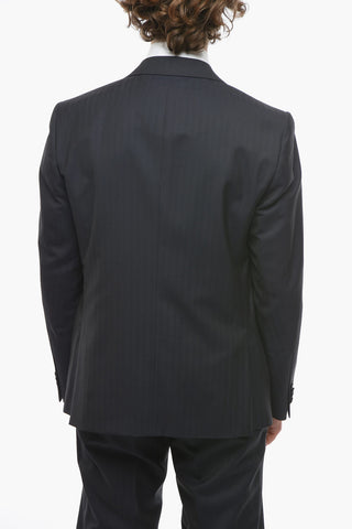 CC COLLECTION Abito RIGHT in Misto Lana Herringbone