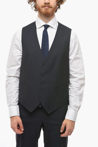 CC COLLECTION Abito RIGHT in Misto Lana Herringbone