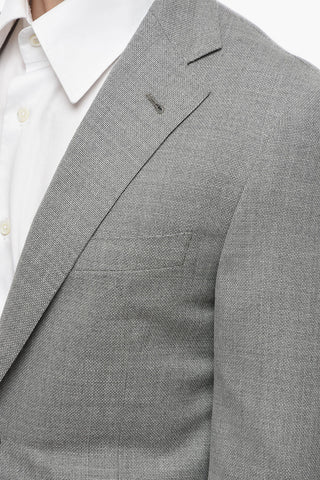 Half-lined GATE Hopsack Wool Blazer
