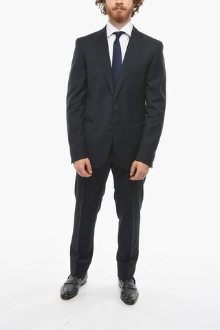 CC COLLECTION Virgin-wool CEREMONY RESET 3-piece Suit with Notch Lapel