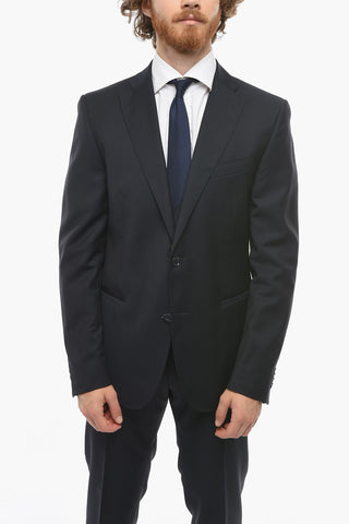 CC COLLECTION Virgin-wool CEREMONY RESET 3-piece Suit with Notch Lapel