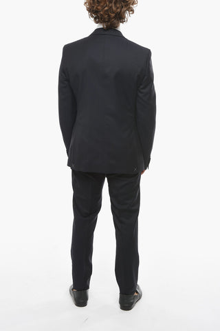 CC COLLECTION Virgin-wool CEREMONY RESET 3-piece Suit with Notch Lapel