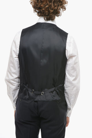 CC COLLECTION Virgin-wool CEREMONY RESET 3-piece Suit with Notch Lapel