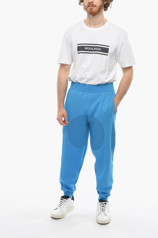 Solid Color Pants with Wool Inside and Drawstring Waist