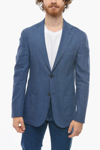 CC COLLECTION Twill Linen Blend REFINED Blazer
