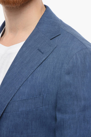 CC COLLECTION Twill Linen Blend REFINED Blazer