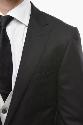 Super 130's Wool 17,25 Microns CEREMONY ACADEMY Three Pieces Suit