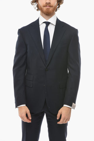 Hopsack Patterned ACADEMY Virgin Wool Blazer