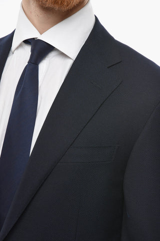 Hopsack Patterned ACADEMY Virgin Wool Blazer