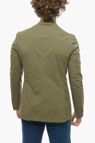 CC COLLECTION Patch Pocket Unlined Cotton Blend Blazer