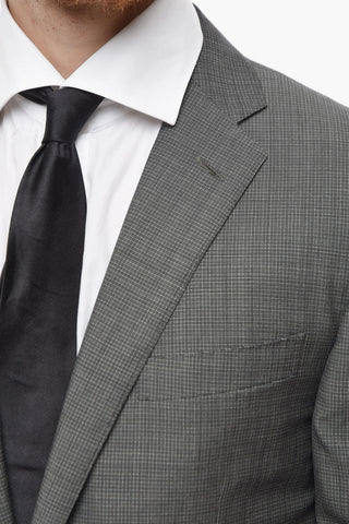 Virgin Wool ACADEMY Pin Check Suit