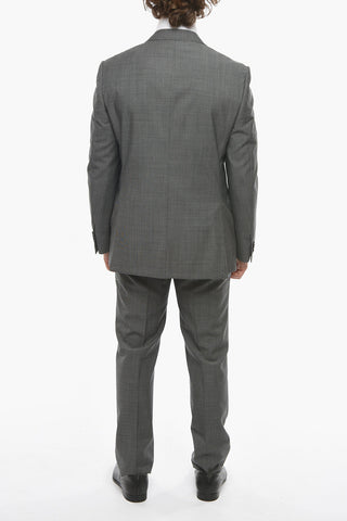 Virgin Wool ACADEMY Pin Check Suit