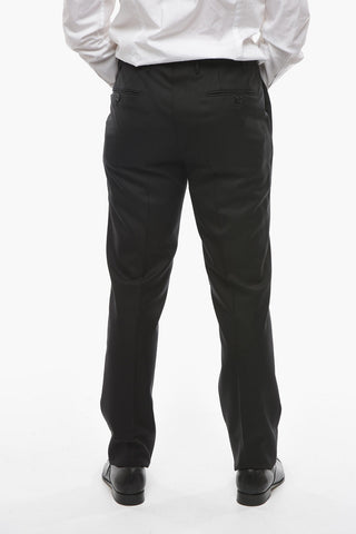 Extrafine-virgin-wool LEADER Suit with Notch Lapel