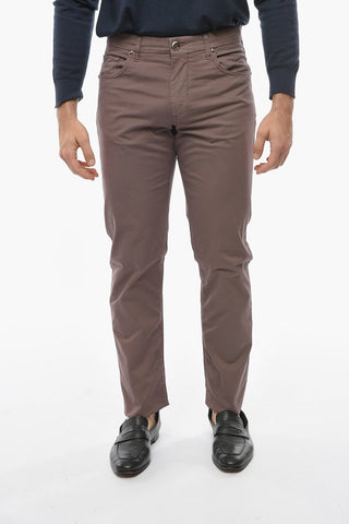 ID 5 Pocket Stretch Cotton Pants with Belt Loops