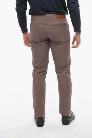 ID 5 Pocket Stretch Cotton Pants with Belt Loops
