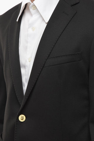 CC COLLECTION Jersey INTERLOCK Blazer with Patch Pockets