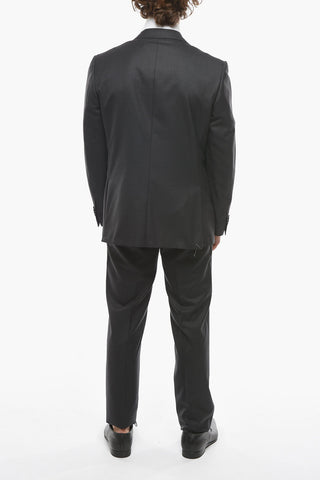 Virgin Wool MANTUA Suit with Flap Pockets