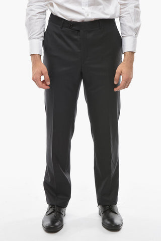 Virgin Wool MANTUA Suit with Flap Pockets