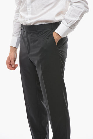 Virgin Wool MANTUA Suit with Flap Pockets