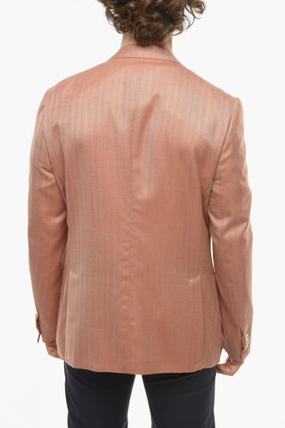 Blazer Semifoderato GATE in Misto Cashmere Herringbone