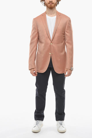 Blazer Semifoderato GATE in Misto Cashmere Herringbone