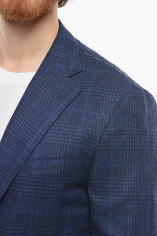 District Check LEADER SOFT Silk Blazer