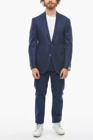District Check LEADER SOFT Silk Blazer