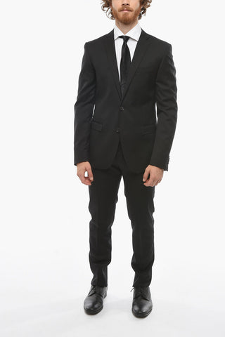 CC COLLECTION Virgin Wool RESET Suit with Flap Pockets