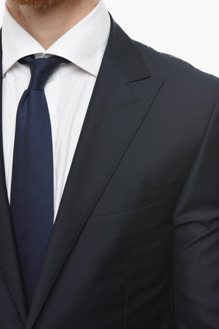 Virgin-wool CEREMONY ACADEMY Suit with Peak Lapel