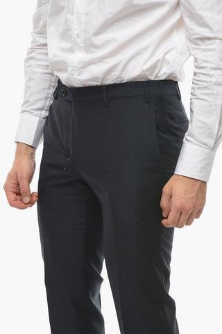 Virgin-wool CEREMONY ACADEMY Suit with Peak Lapel