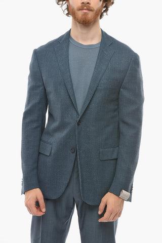 Half-lined GATE Hopsack Wool Blend Blazer