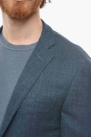 Half-lined GATE Hopsack Wool Blend Blazer