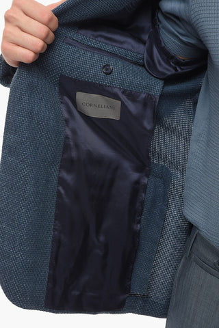 Half-lined GATE Hopsack Wool Blend Blazer
