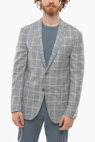Blazer 2 Bottoni GATE in Misto Cotone Tweed