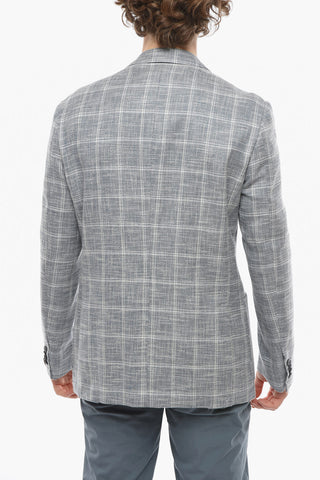 Blazer 2 Bottoni GATE in Misto Cotone Tweed