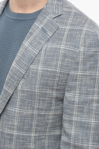 Blazer 2 Bottoni GATE in Misto Cotone Tweed