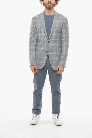 Blazer 2 Bottoni GATE in Misto Cotone Tweed