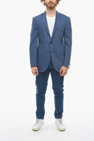 Half-lined ACADEMY Linen Blend Blazer