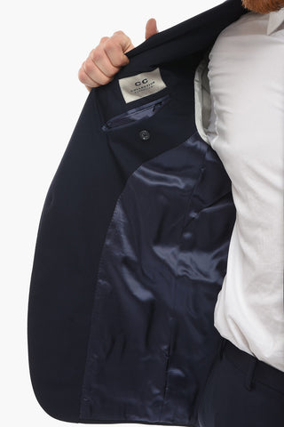 CC COLLECTION Abito in Lana Stretch RESET con Rever Classico