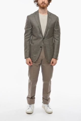 Blazer 2 Bottoni GATE in Misto Lana Tweed
