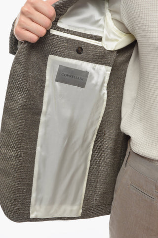 Blazer 2 Bottoni GATE in Misto Lana Tweed
