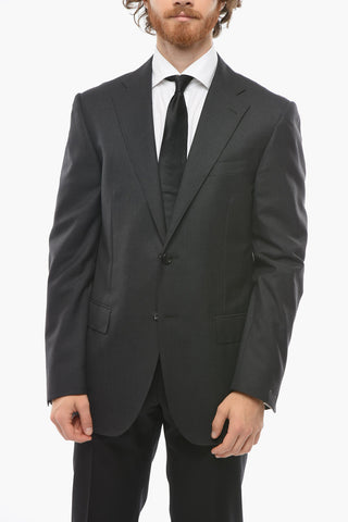 Blazer aus Schurwolle LEADER mit Klappentaschen
