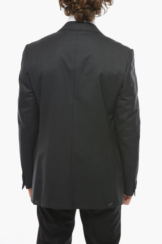 Blazer aus Schurwolle LEADER mit Klappentaschen